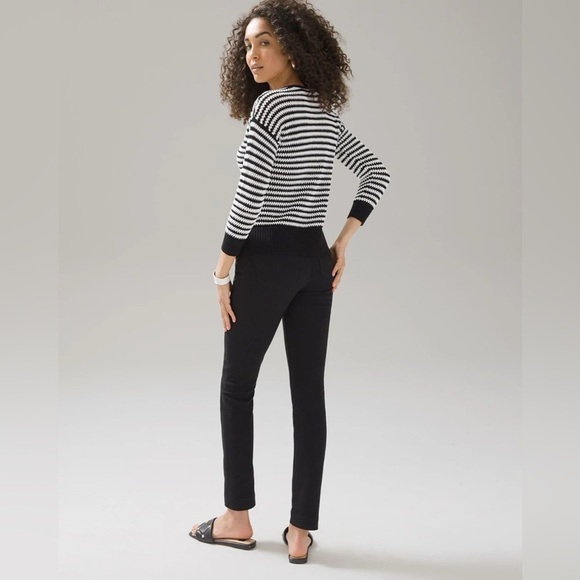 White House Black Market High Rise Sculpt Jeans Slim Leg - Picture 3 of 13